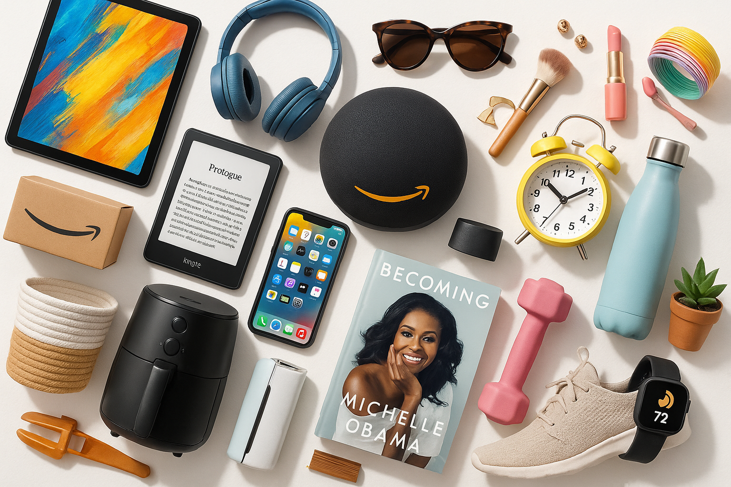 Different Amazon Products collage